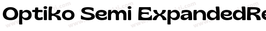 Optiko Semi ExpandedRegular字体转换